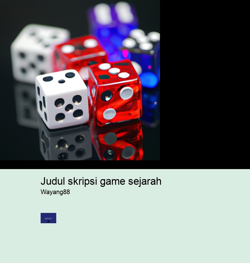 judul skripsi game sejarah